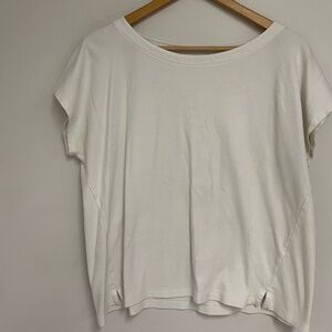 eileen fisher short sleeve boat neck top